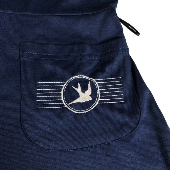 Rock Steady Dress Womens Small Blue Rockabilly Retro Pin Up Swiss Dot Nautical - Picture 6 of 14